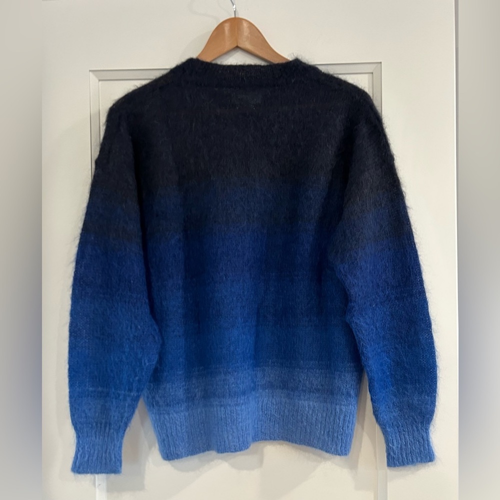 Isabel Marant Etoile  Drussell Ombré Mohair-blend Sweater Blue Size 38 - Picture 3 of 7